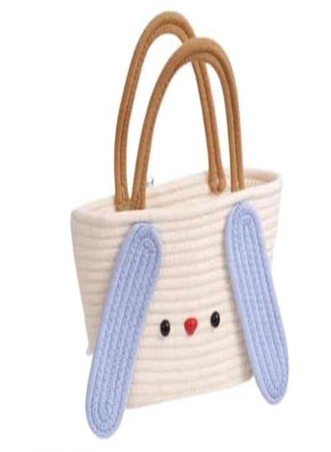 ROYAL TREND - Attractive Hand Bag | large Tote Bag | Summer Bag | Bucket Bag | Basket Bag | Bamboo Tote | Beach Bags for Women | Boho Bag | Handbag | jute Bag | Handmade Bag|pink (Purple) - Image 1